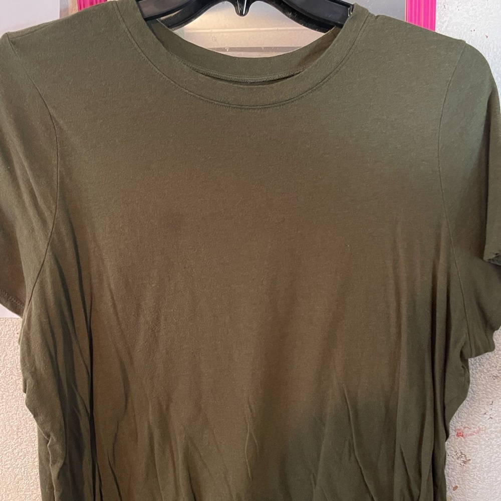 Green shirt